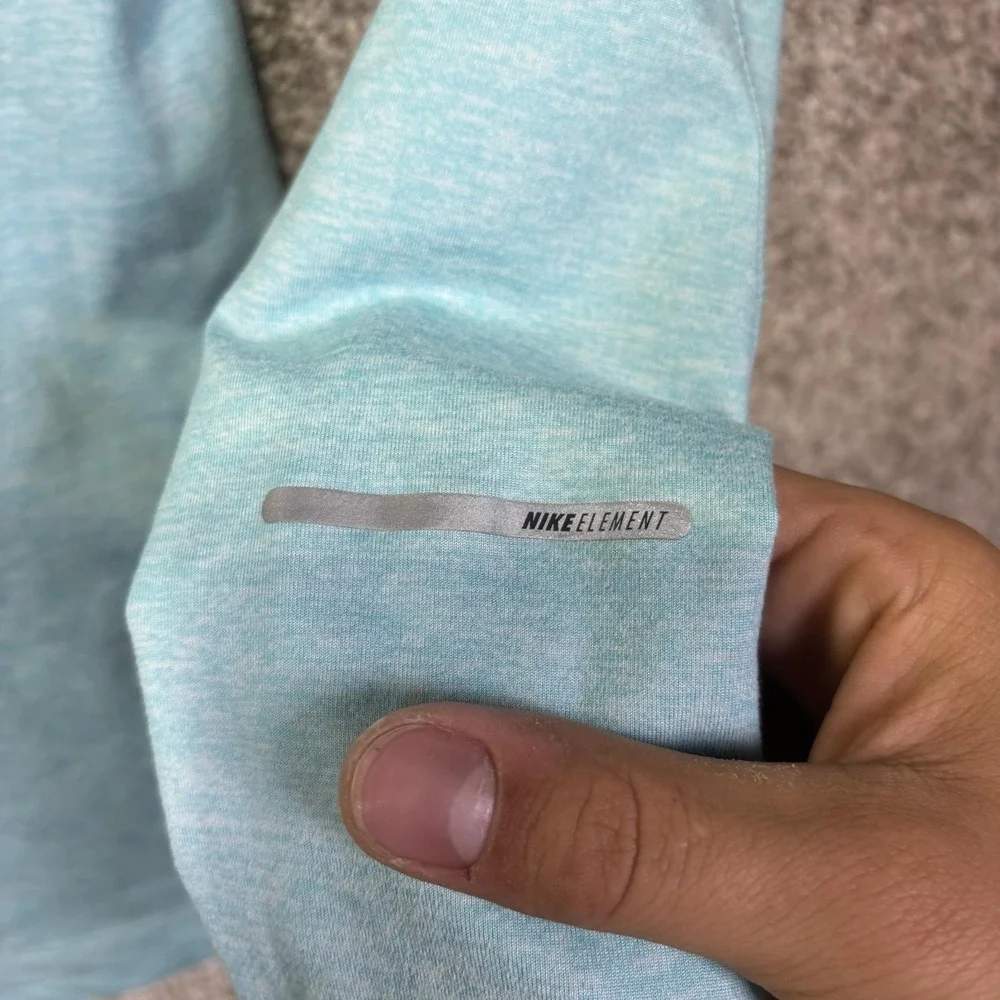 Nike Element Dri-FIT Pullover Womens Small Blue 1/2 Zip Long Sleeve Shirt